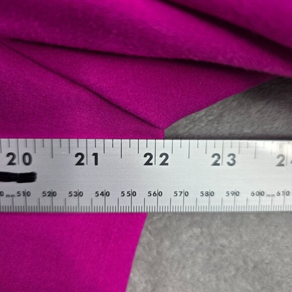 Womens Calvin Klein Fuchsia Pink Blazer Jacket Button Front Career Business 16 - Picture 5 of 7